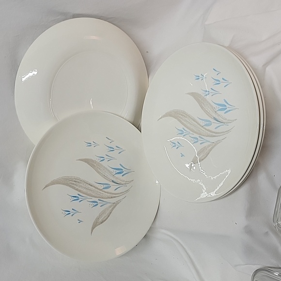 Homer Laughlin Orbit Dinner Plates Set of 5
